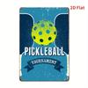 Vintage Pickleball Metallschild Wandkunst Sportzimmer Dekor Geschenk