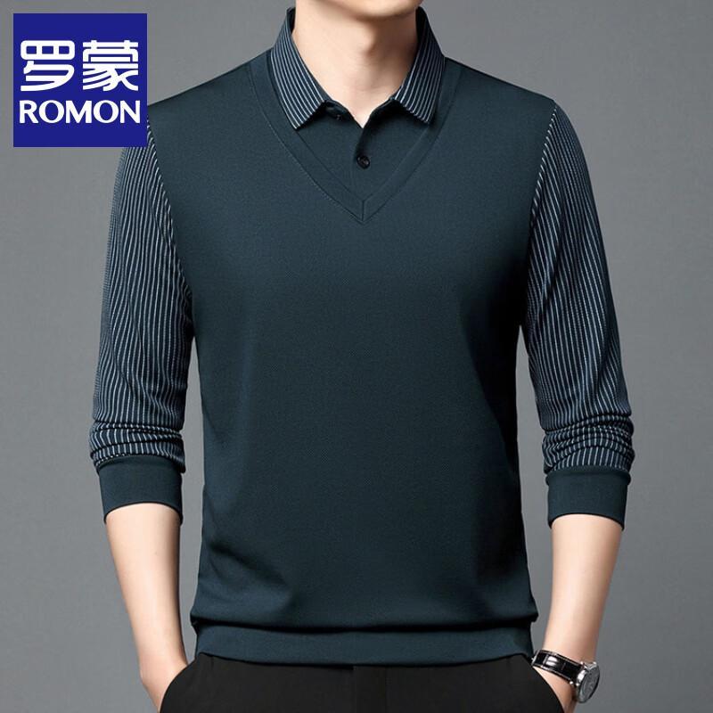 Romons Men s Casual Polo T-Shirt 3XL