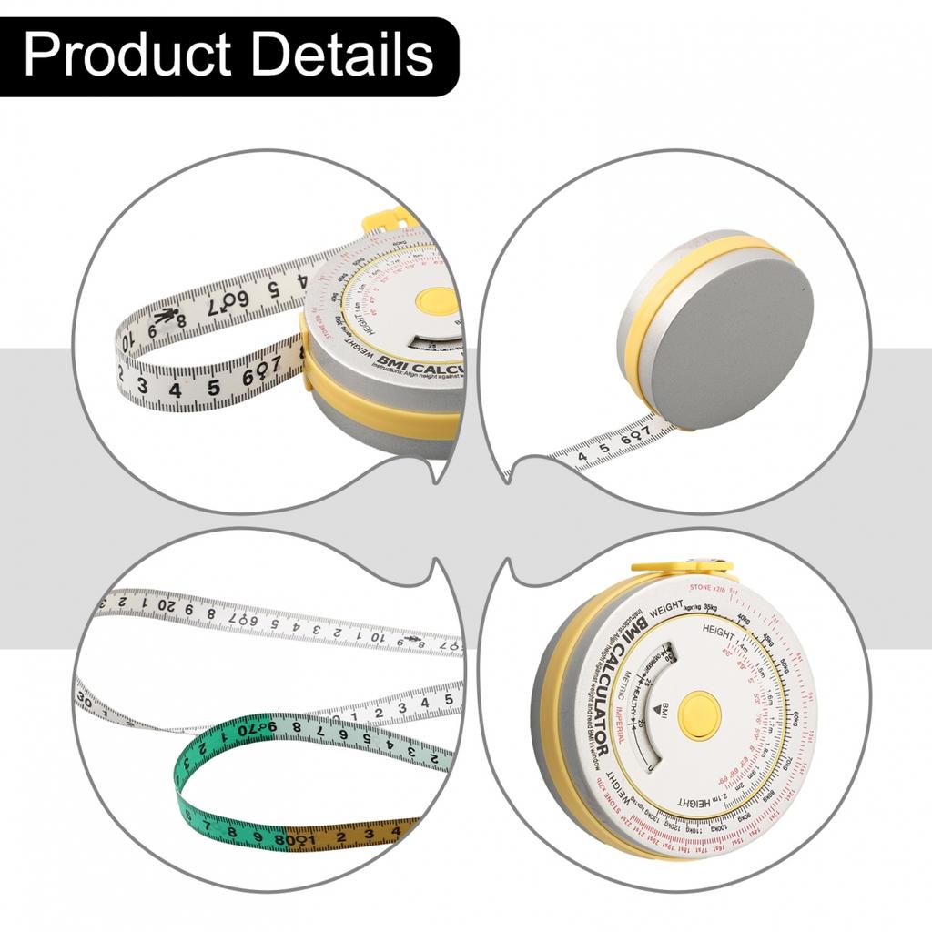 Tape Measure Tape TEST Measures Tools Plastic Retractable Tape