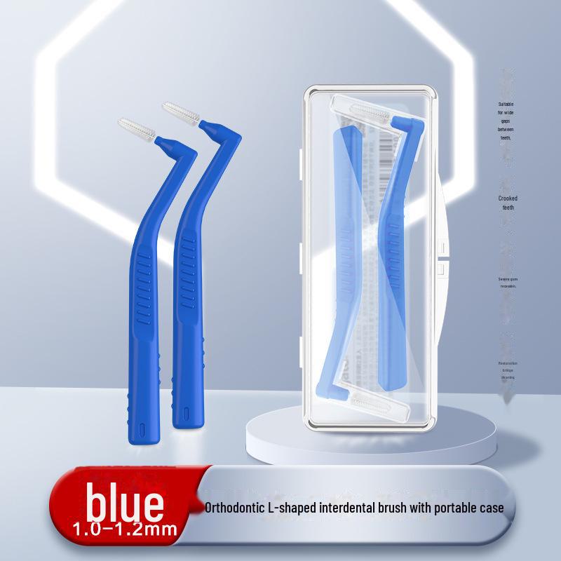 Orthodontic L-Shaped Interdental Brush for Special Oral Care