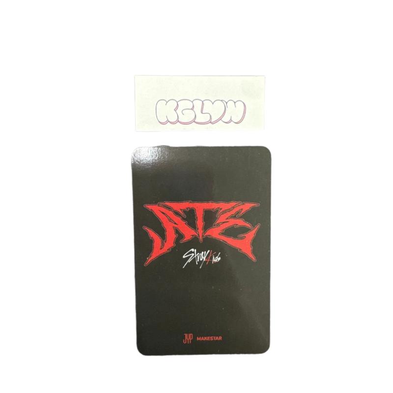 Stray Kids ATE Album MakeStar Hologram Fotókártya / Bang Chan Ver. – Hivatalos Limitált K-Pop Gyűjtői Darab