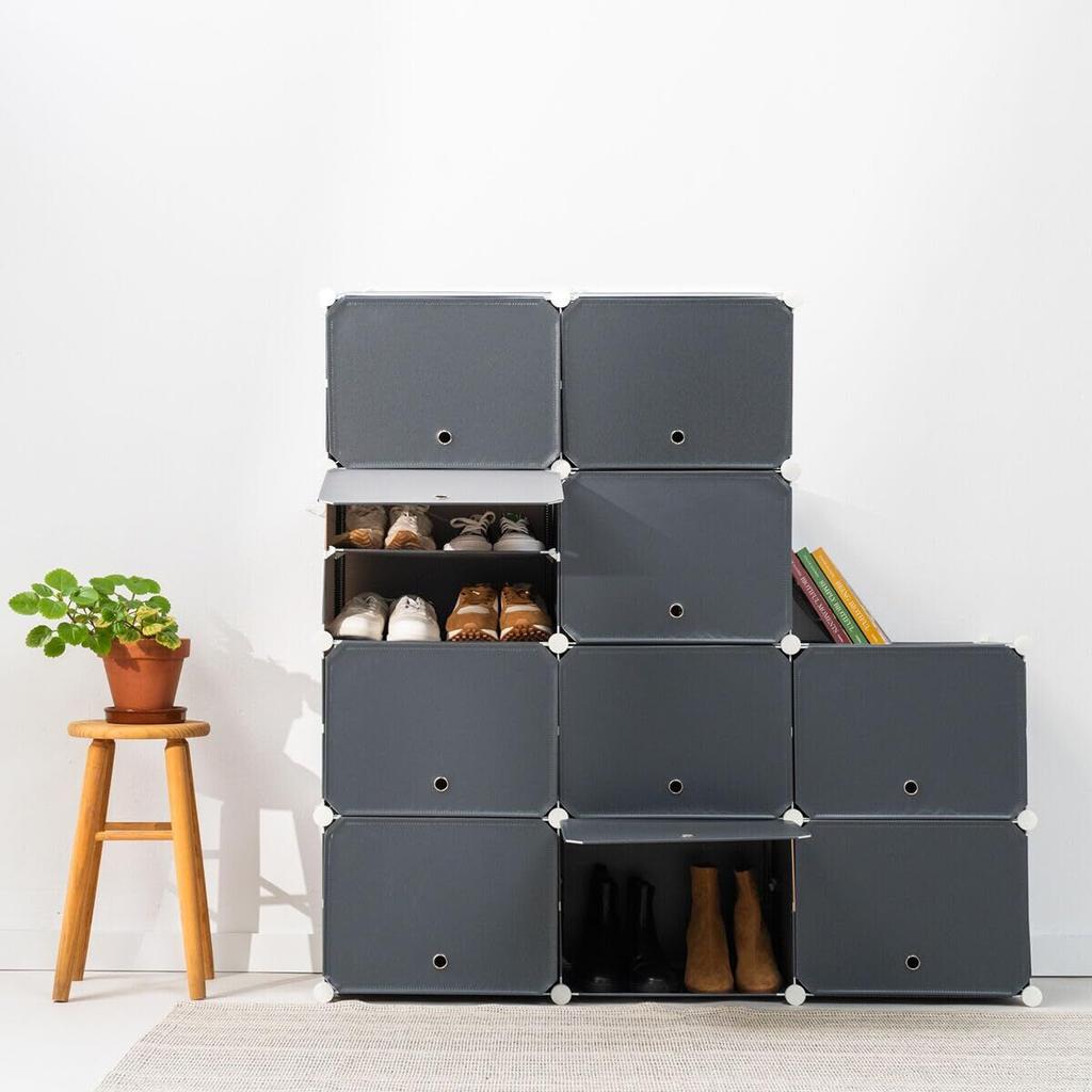 Portable Modular Shoe Cabinet InnovaGoods Grey (Refurbished A)