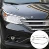For Honda CRV CR-V 2012 2013 2014 2015 2016 Car Front Head Light Lamp Hood Molding Frame Stick ABS Chrome Cover Trim