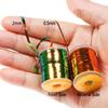 Double Side Color Flat Tinsel Metallic Mylars Fly Tying Materials Fly Tying Flat Peacocks Tinsel Spool Easy To Use