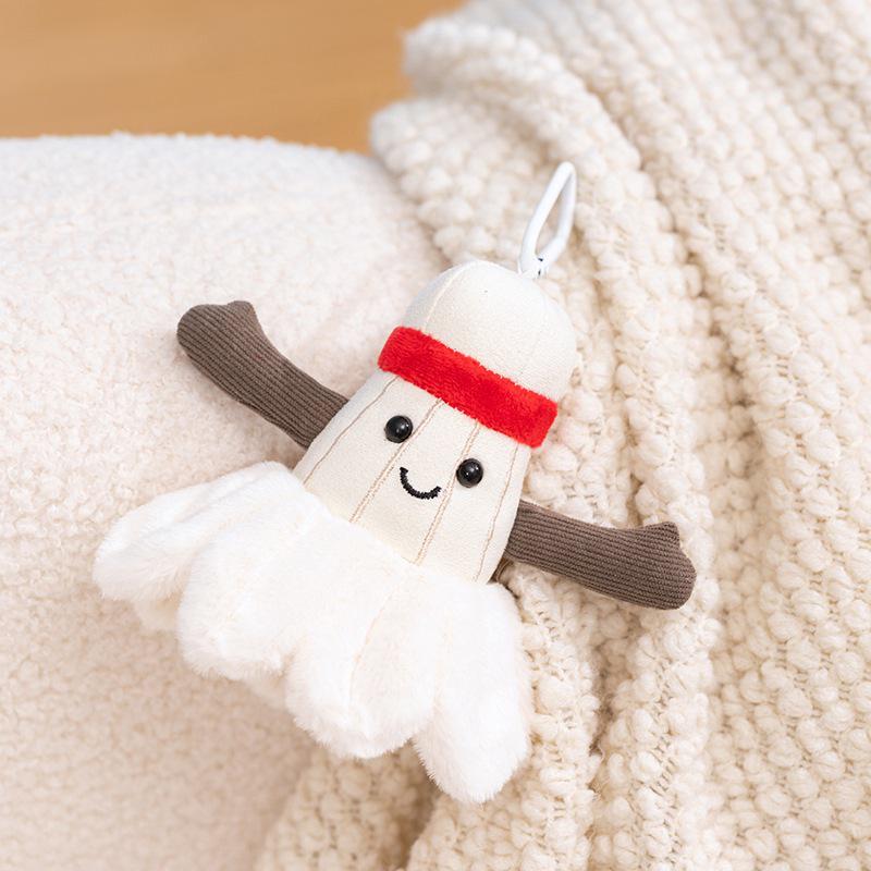 Bambola di peluche sportiva transfrontaliera: Pallacanestro, Baseball, Tennis, Badminton, Piccolo Ciondolo Regalo