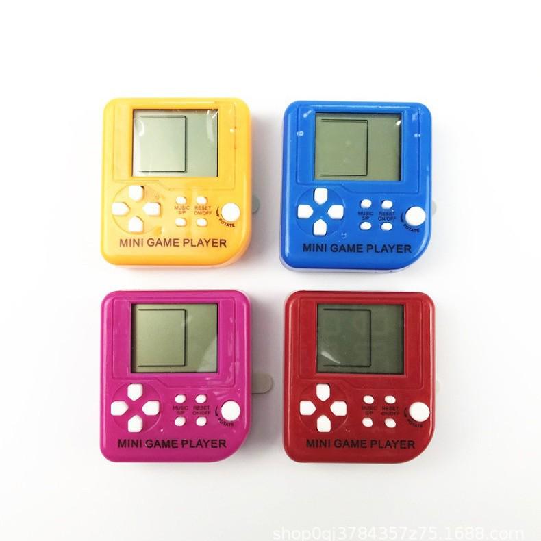 Tetris Handheld Mini Game Console Keychain – Portable, Nostalgic Puzzle Toy and Creative Gift