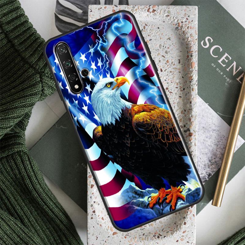 American Eagle For Huawei Nova 7i 8i 11i 12i 12s 9 10 SE Y91 Y90 Y60 Y70 Y72 Y61 P30 P40 Lite P60 Pro Case