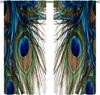 Colorful Dream Catcher Curtains Night Sky Stars Purple Feathers Curtain with Rod Pocket for Bedroom Living Room Decor Drapes