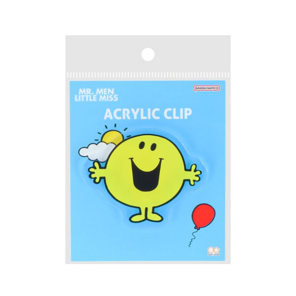 

Stationery Men Little Miss Acrylic S3625419 Sun-Star Mr. & Clip, Mr. Happy,