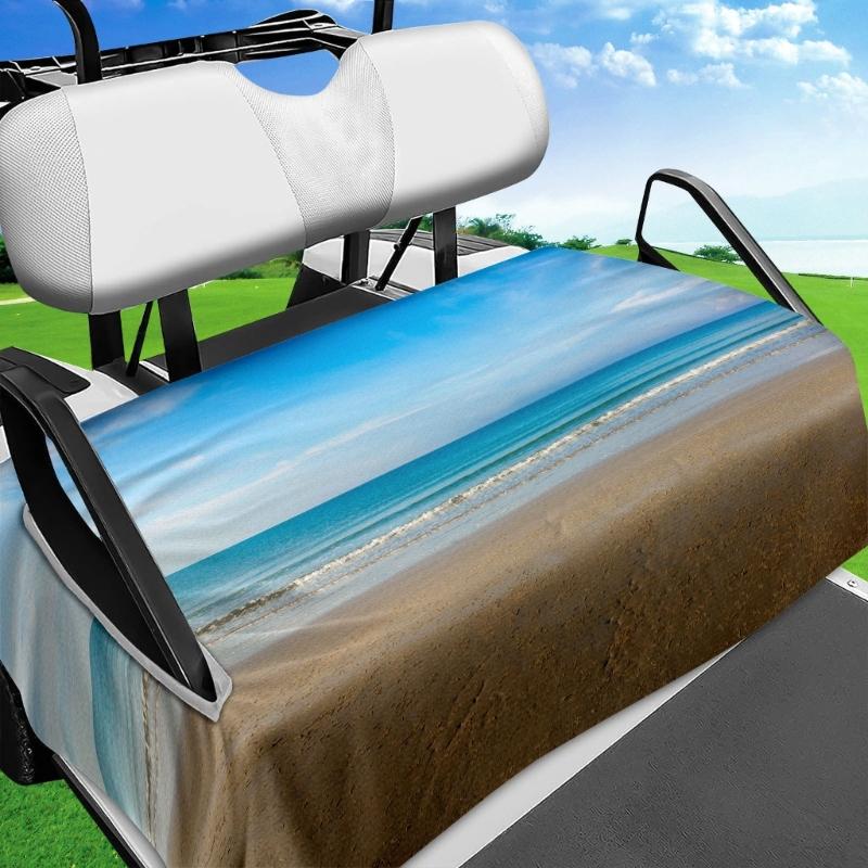 Polyester Golf Cart Seat Cover With Heat Resistance And Easy Installation Machine Washable Cushion Cover