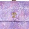 ANNA SUI Rose Heart Clasp Bifold Wallet [New Color] Women's Wallet with Bill Compartment and Card Slots, Large Capacity, Clasp Closure, 317985, Purple