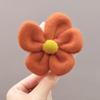 Korean Cute Woolly Flower Plush Hair Tie Headband