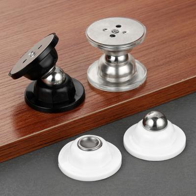 1 Set Fermaporta Magnetico in Acciaio Inox Resistente Adesivo in Silicone No