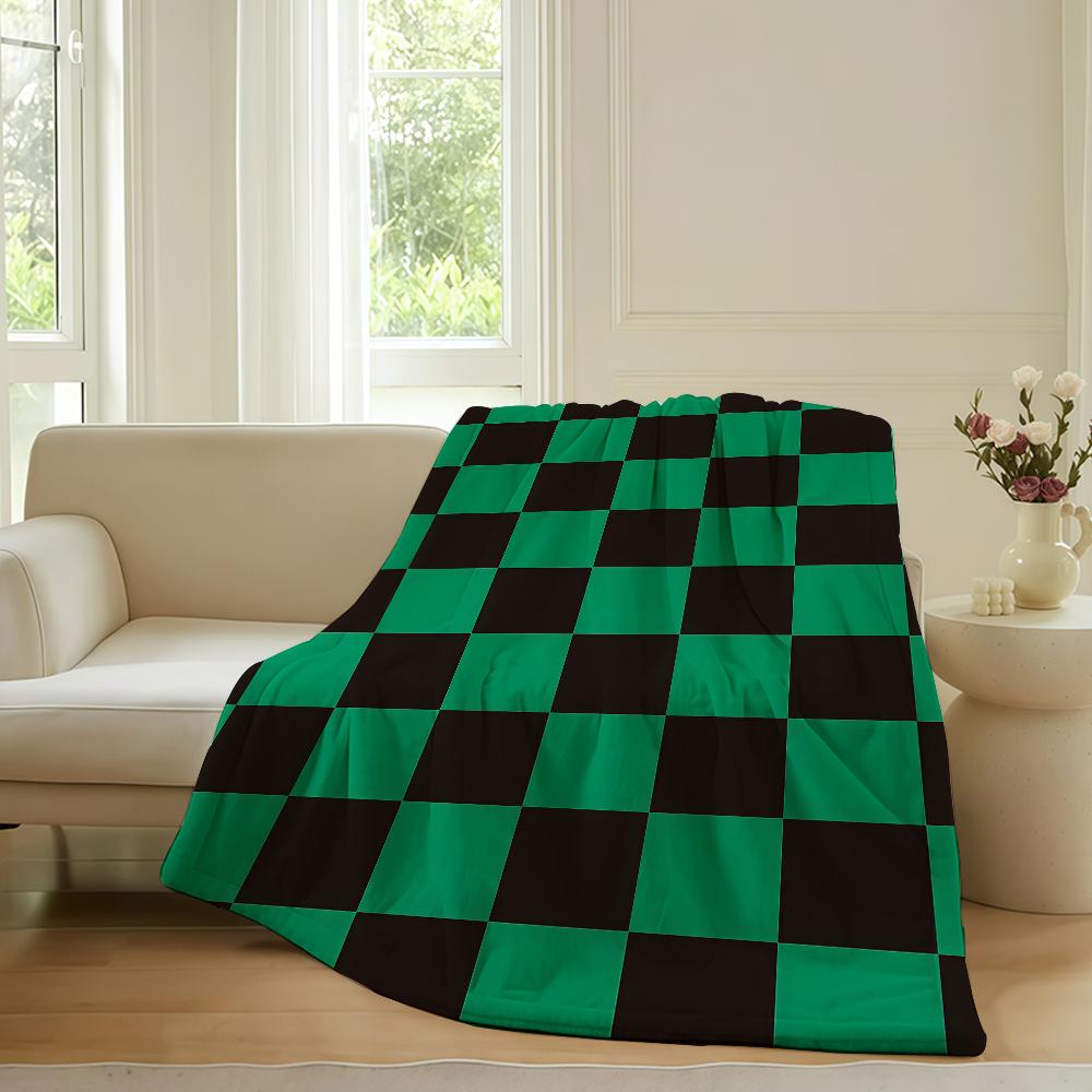 Abenteuer-Anime D-Demon Haori S-SlayerS Decke für Sofa Büro Bett Flugzeug Reisen Schlafen Lesen Entspannen Camping Weich und Warm