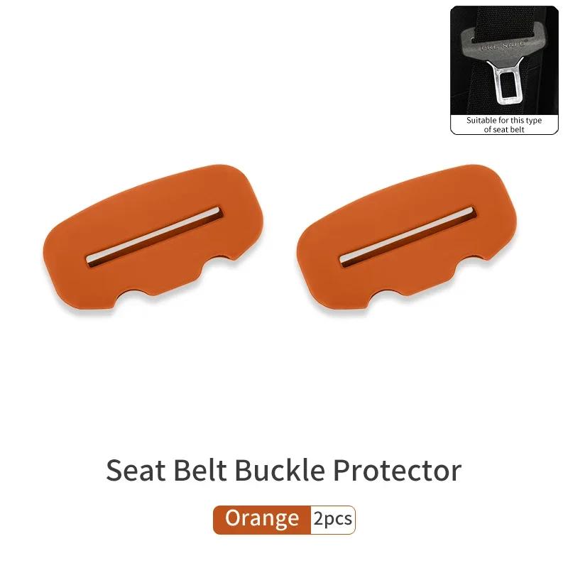 Car Sticker 2025 Hot Silicone Car Seat Belt Buckle Cover For BMW G30 G20 F30 F10 G01 X1 X2 X3 X4 X5 X6 X7 Anti-Scratch Auto Safe
