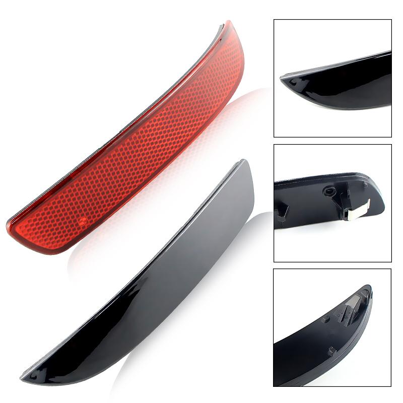 2PCS For BMW E70 X5 2007-2010 Rear Bumper Reflector Cover Shell No Bulb OEM: 63217158949/16475610/63147158950 Car Accessories