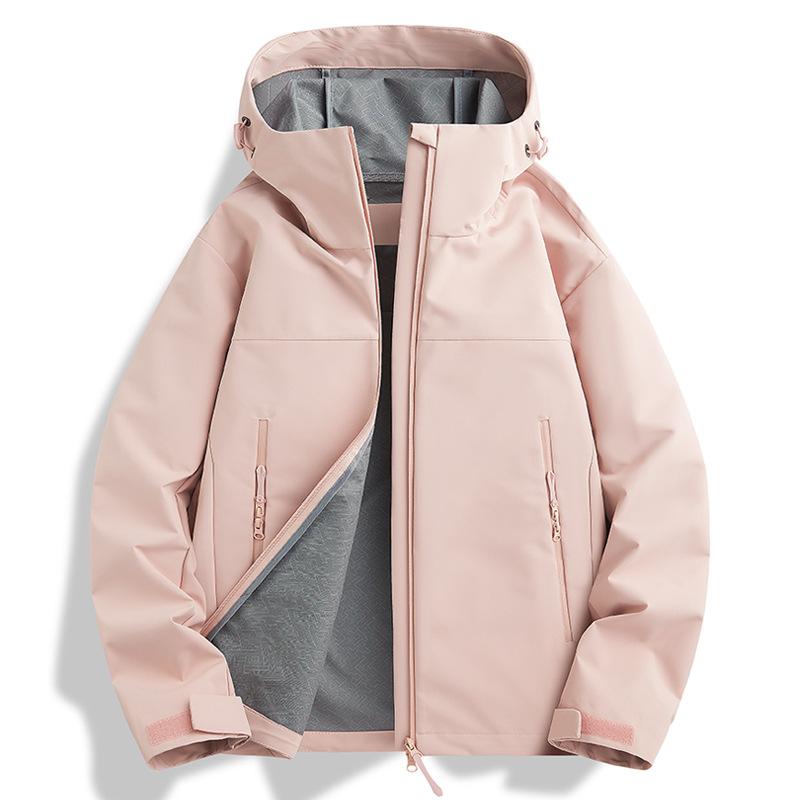 Jacket Windproof Waterproof Loose Men's and Women's Casual Fashion Versatile Mountaineering Couple Jacket Autumn and Winter Outdoor