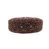 WHTUOHENG Round Brown Rhinestone Crystal Clutch For Women Evening Sunflower Handbag Prom Bag Bridal Clutches Wedding Purse