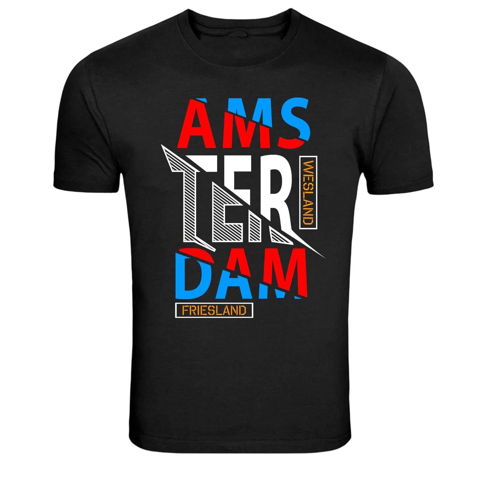 Amsterdam Friesland City Style Graphic T-Shirt 3XL