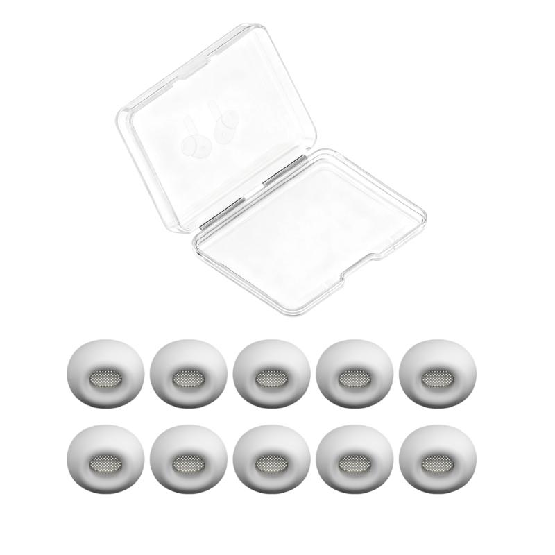 5Pair Silicone Ear Tip with Storage Box for Pro3 In-ear Headphone Eartips Tip Anti-Slip Noise Reduce