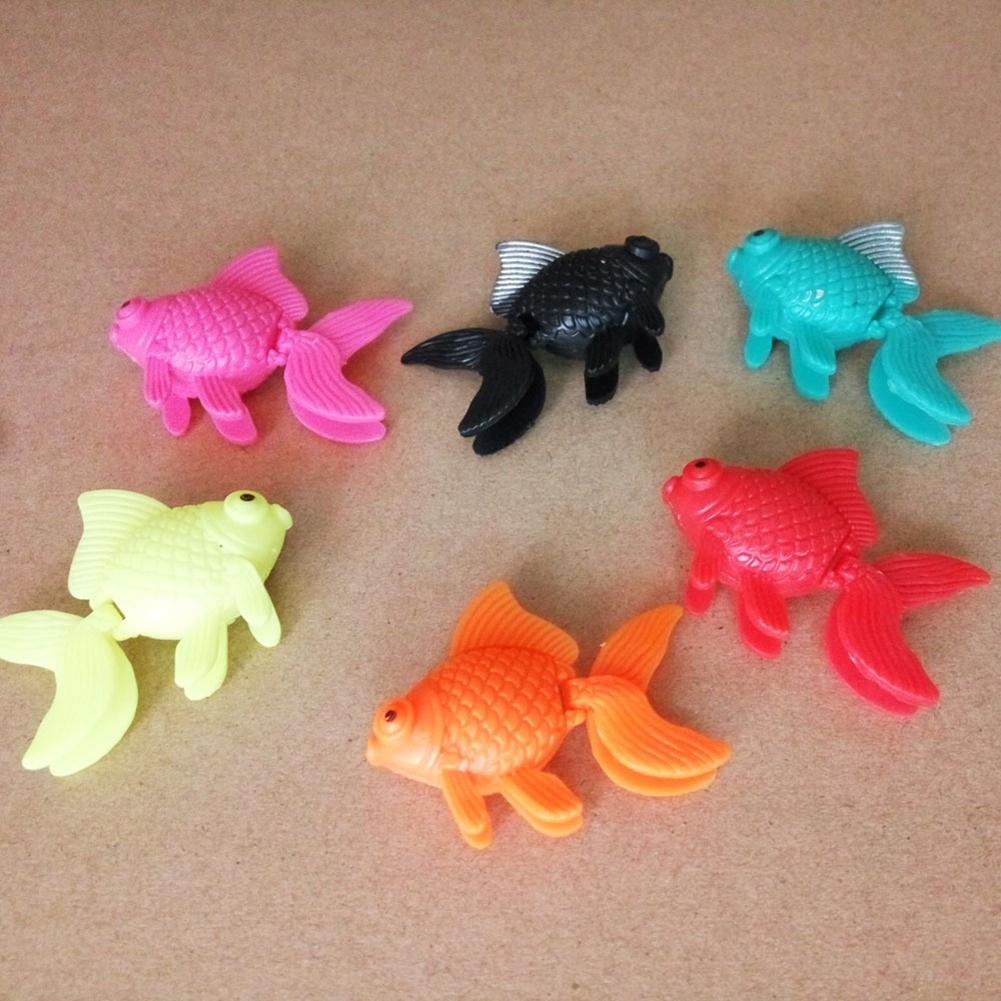 Umělé rybky Opakovaně použitelné Simulace Plastové Roztomilé Zlaté rybky Akvárium Dekorace Ozdoby ( Náhodná barva )