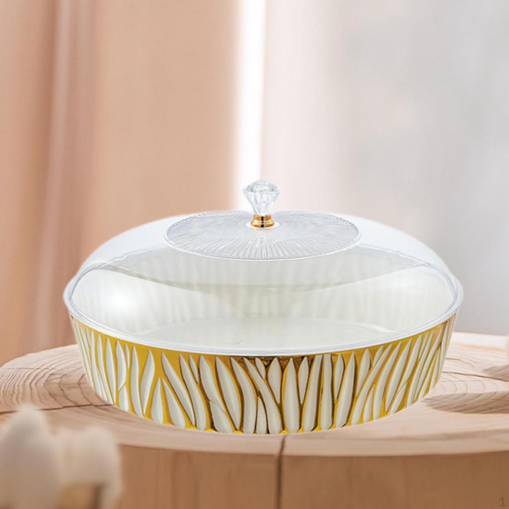 Servírovací tác Talíř na dort Stojan na nádobí Dekorativní displej s víkem Podnos na svačinu na jídlo Sušenky Pečivo