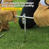 20/30CM Stainless Steel Tent Stake Heavy Duty Sharp Tip Single Hole Outdoor Canopy Windproof Ground Nail Peg Spike Camping Accessories