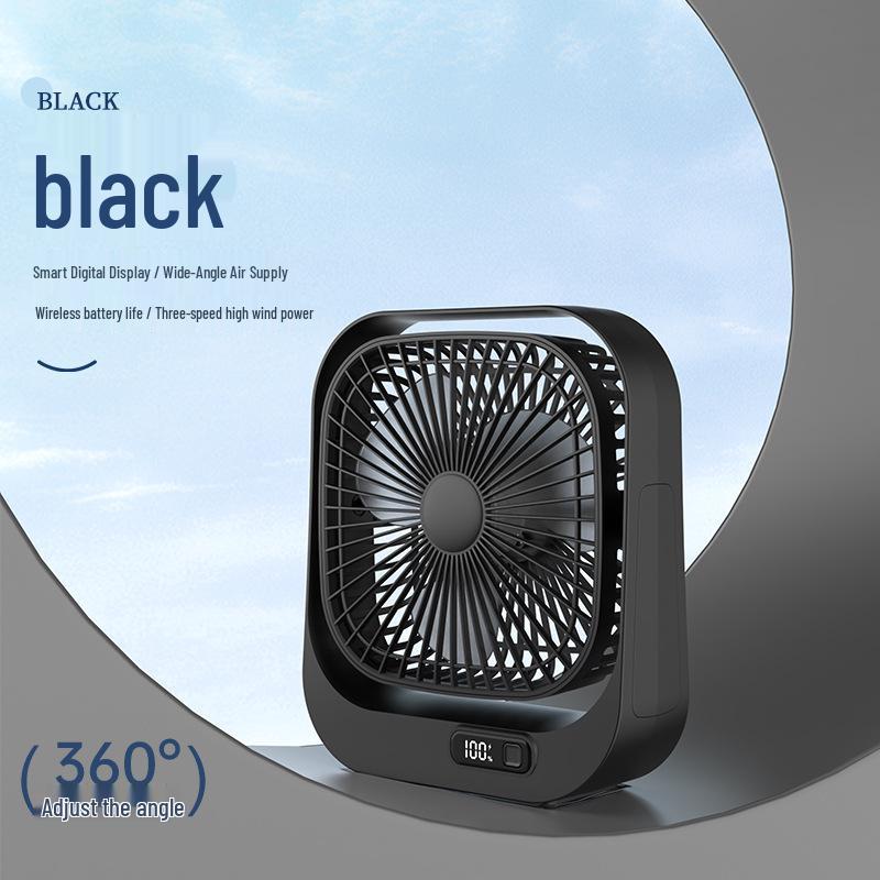 USB Rechargeable Mini Fan for Office, Dorm, Bedside, and Kitchen