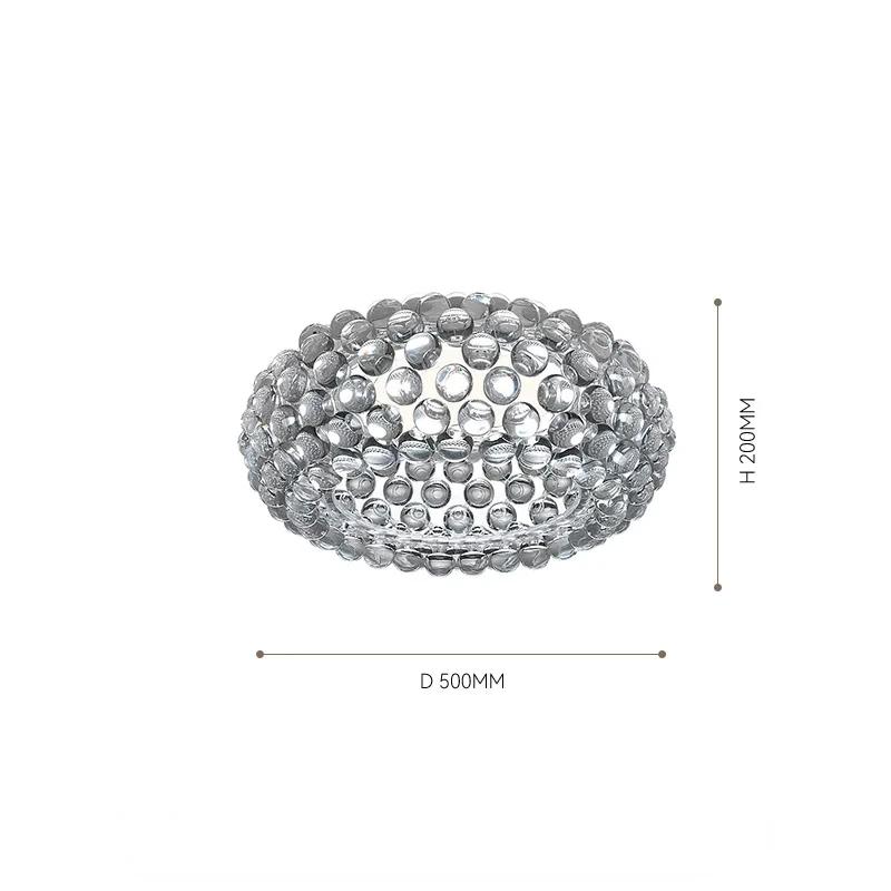 Minimalist Acrylic LED Pendant Lights for Living Dining Room Clear Gold Ceiling Pendant Hanging Lamp Home Decoration Chandeliers