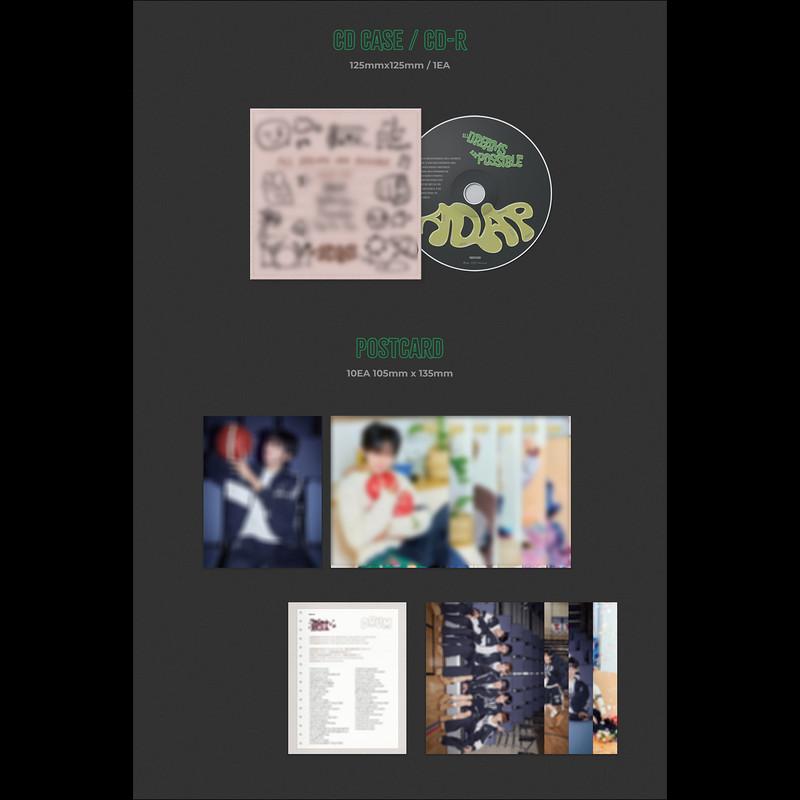 [Pre-order] ADAP - 1st Mini Album [ALL DREAMS ARE POSSIBLE] + Free Gift