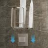 2pcs PET Toothbrush Holder Space Saving Mouthwash Cup Rack  Home Organization