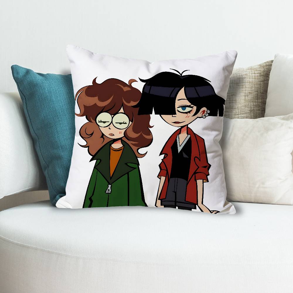 DDaria Pillow Cases for Bedroom Living Room Sofa Home Decor Polyester Cushion Cover with Zipper