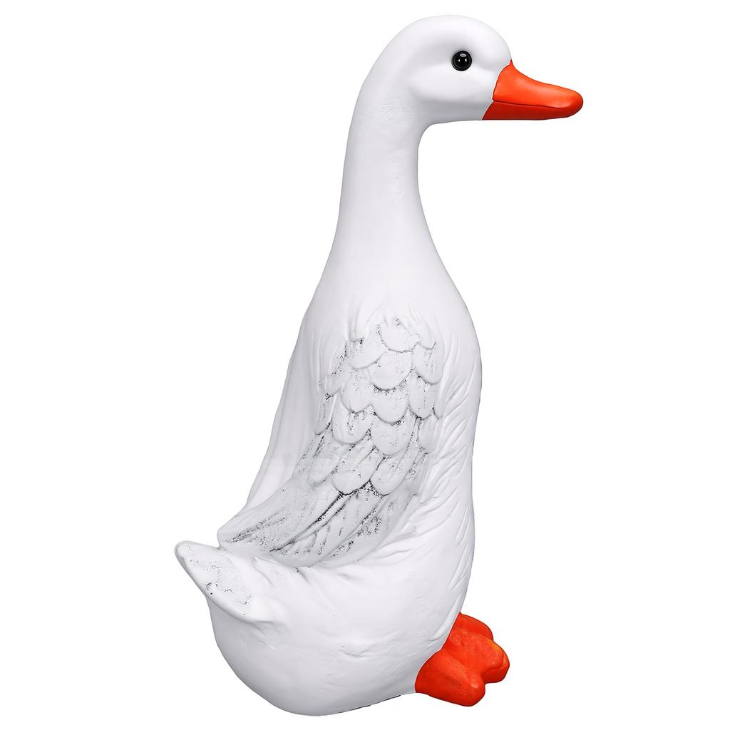 Garden Decor Outdoor Duck Statue Resin Sculpture Country Style Realistic Lawn Ornament for Yard Landscape Patio Farm
