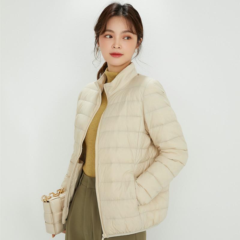New down light down jacket women's clothing thin stand-up collar lightweight short winter women's jacket