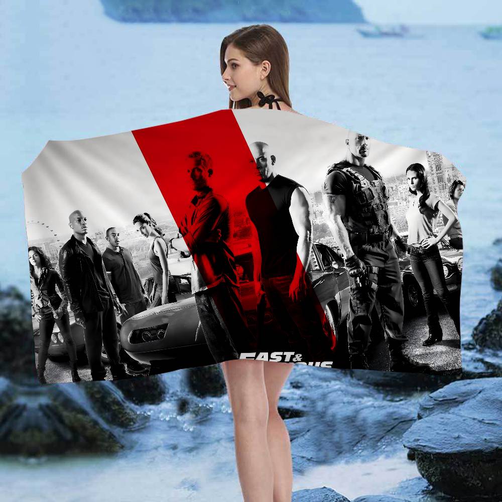 F-Fast And F-Furious Big Microfiber Beach Towels Quick Dry Towel Sand Beach Towels Pool Towel for Travel Swim Pool Yoga