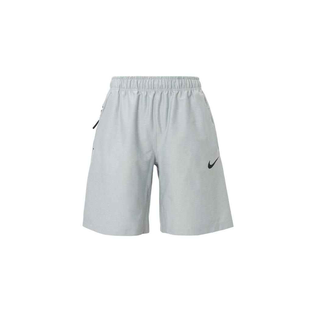 Nike Sportswear Tech Pack Logo Fitted Mid-Rise Elastic Shorts Men Bottoms Phantom-Grey CZ9573-019