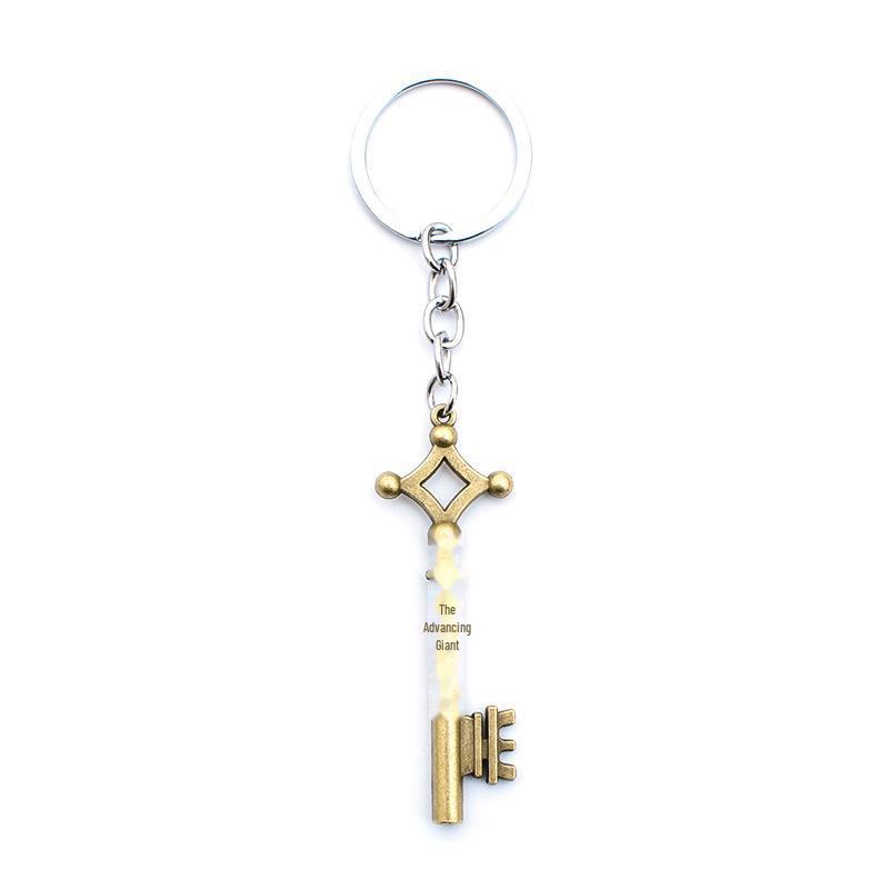 Attack On Titan Four Corps Investigation Logo Keychain, Captain Earrings, Wings of Freedom Necklace Set