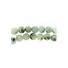 Strand of 46 Round 8mm 8mm Lotus Sesame Jasper Beads