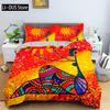 Duvet Cover African Woman Theme For Women Children Microfiber Exotic Comforter Cover Ethnic Afro Bedding Set Room Decoration