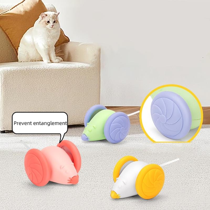 Cats Fun Electric Mouse Toy Exciting Electric Mouse Chasing Toy Powerful Mouse Toy for Continuous Indoor Funny