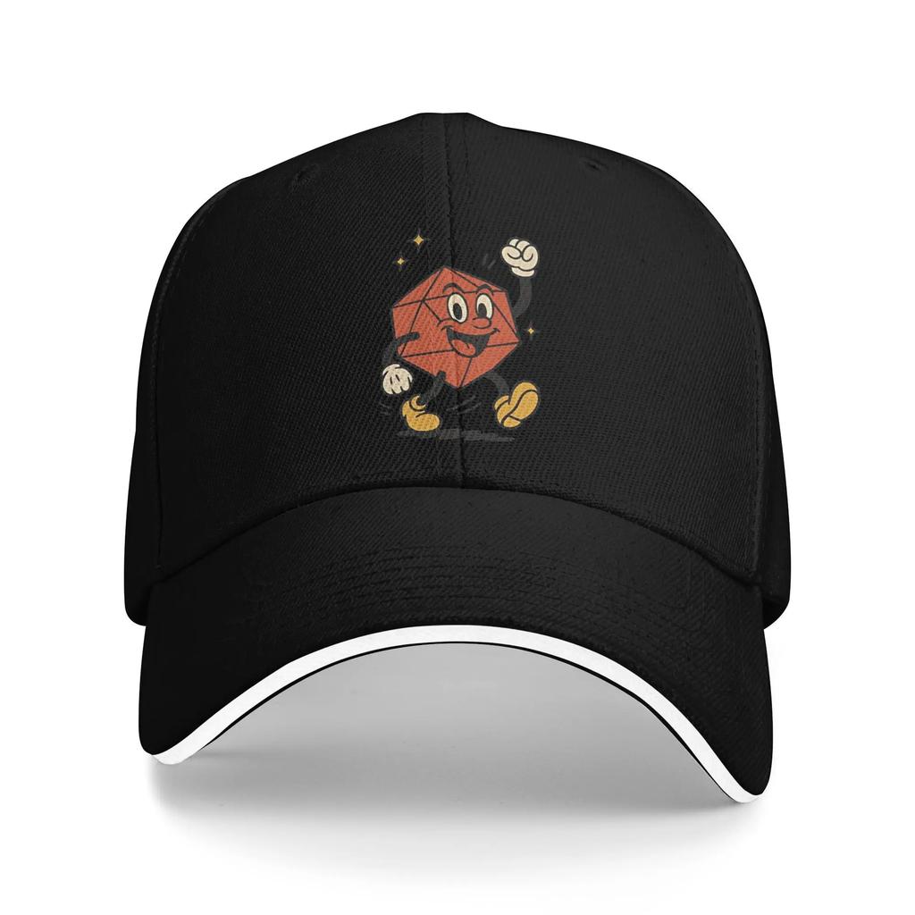 Spiel D20 TRPG Sonne Baseballkappe Ich gebe mein Bestes Sommer Streetstyle Hip Hop Hüte Für WoUnisex Unisex Tennis Skate Baseballkappen