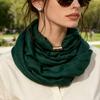 Weicher warmer winddichter Schal für Damen, geeignet für den Winter - Einfarbiger kurzer Nackenschal, Vielseitige mehrfarbige Mischungen für waschbares Nackenaccessoire