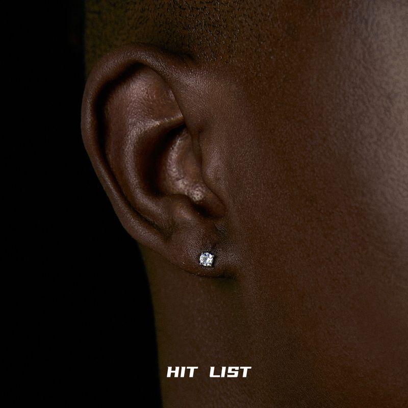 Men 925 Sterling Silver Hip Hop Four-Claw Diamond Stud Earrings 3mm Single Piece