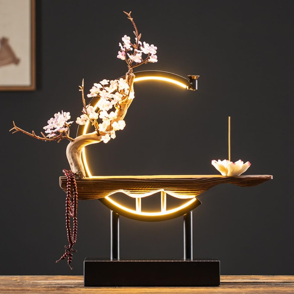 Deronder Artificial Bonsai LED Light Zen-style