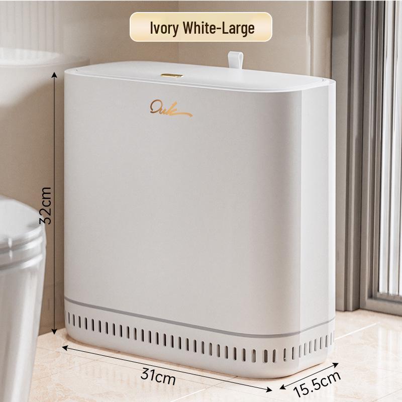 

2025 Мусорное ведро большой вместимости для щелей с крышкой для ванной комнаты, гостиной и кухни