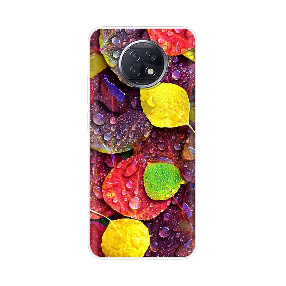 Fashion TPU Phone Case For Xiaomi Redmi Note 9T Soft Silicone Painting Case for Redmi Note 9T 5G Case Note9T 9 T coque flower