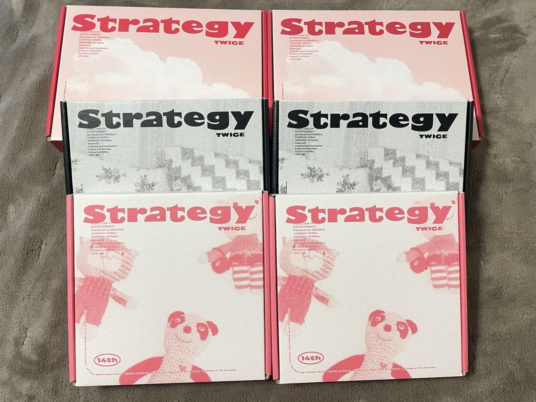 

[ИСПОЛЬЗОВАННЫЙ] TWICE стратегия шаг 1, шаг 2, шаг 3 набор из 6 предметов