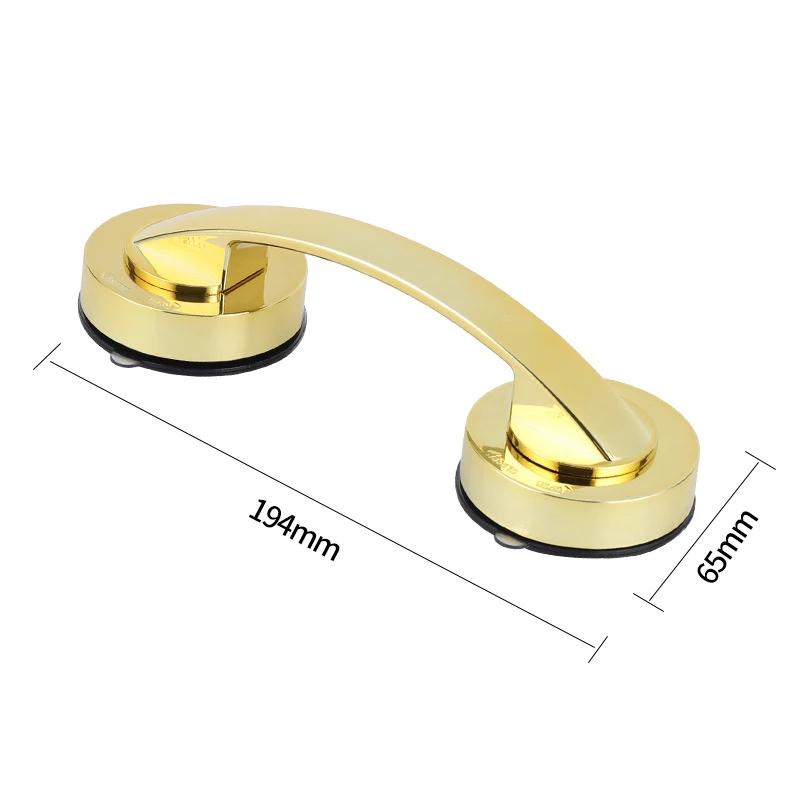 Hot 1/2Pcs Safety Helping Handle Anti Slip Support Toilet Bathroom Safe Grab Bar Handle Vacuum Sucker Suction Cup Handrail