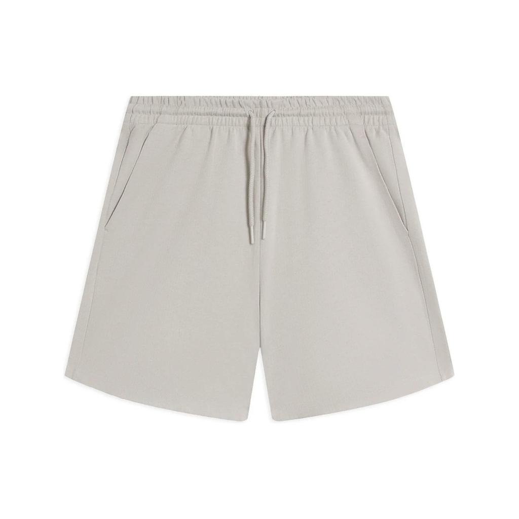 Li Ning Badfive 2022 Shanghai City Limited Series Hoody Solid Color Loose Drawstring Shorts Men Shorts Khaki AKSSA75-1