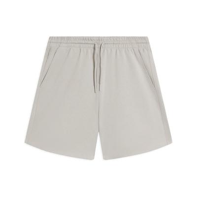 Li Ning Badfive 2022 Shanghai City Limited Series Hoody Solid Color Loose Drawstring Shorts Men Shorts Khaki AKSSA75-1